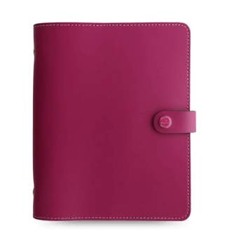 Organizer fILOFAX The ORIGINAL A5, skóra naturalna w kolorze purpurowym