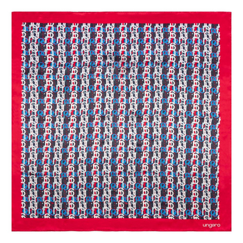 Jedwabny szal Umberta Red