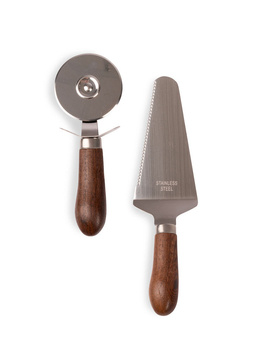 Astrid zestaw noży do pizzy/ciasta, 2-pak