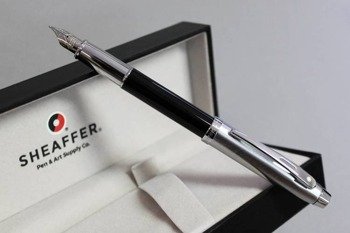9313 Pióro wieczne Sheaffer kolekcja 100, czarne, wykończenia niklowane