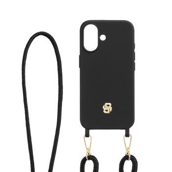 Etui na iPhone 16 Double B Black & Gold 16