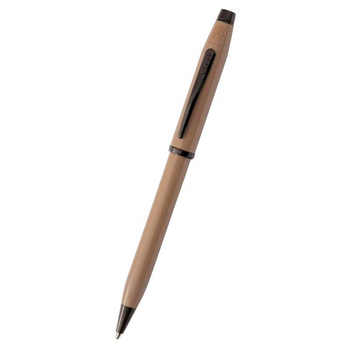 Długopis Cross Century II beżowy, czarne elementy powlekane metodą PVD