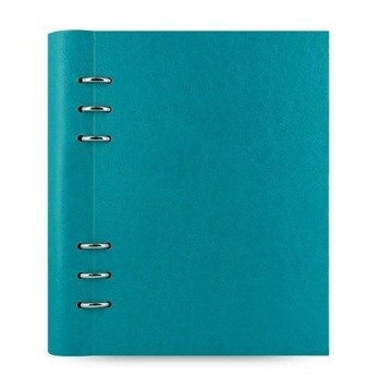 Clipbook fILOFAX CLASSIC A5, notatnik i terminarze bez dat, turkusowa okładka