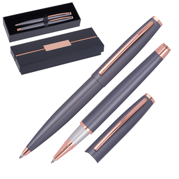 Zestaw piśmienny długopis i pióro kulkowe CrisMa GEORGIA