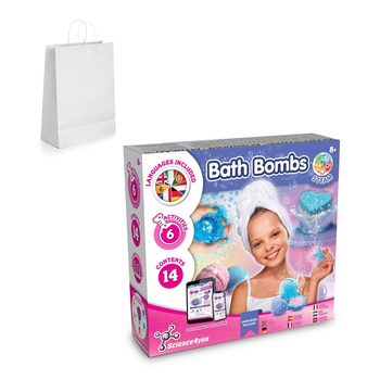 Bath Bombs Kit II. Gra edukacyjna dostarczana z papierową torebką prezentową (90 g/m²)