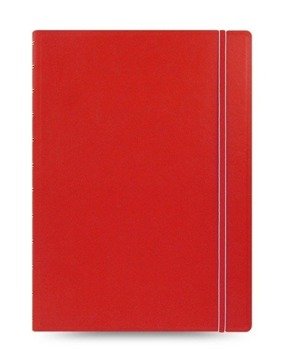 Notebook fILOFAX CLASSIC A4 blok w linie, czerwony