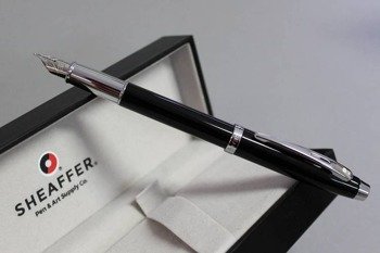 9338 Pióro wieczne Sheaffer kolekcja 100, czarne, wykończenia chromowane