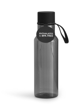 BUTELKA NA WODĘ, SZARA 600 ML