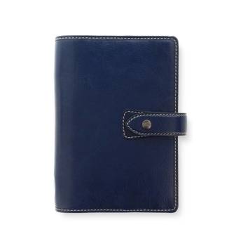 Organizer fILOFAX MALDEN Personal, skóra naturalna w kolorze granatowym