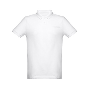 THC DHAKA WH. Męski polo t-shirt