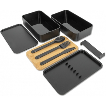 Lunch box 600 ml ze sztućcami PESCARA