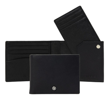 Portfel Button Black