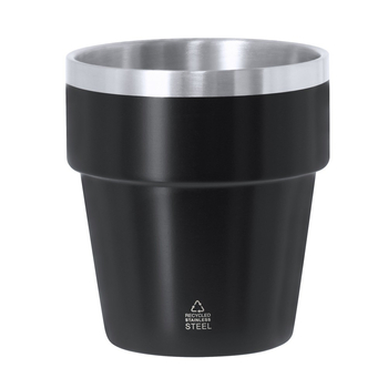 Kubek termiczny 250 ml ze stali nierdzewnej z recyklingu