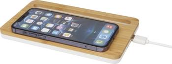 Medake 10 W bambusowa bezprzewodowa ładowarka