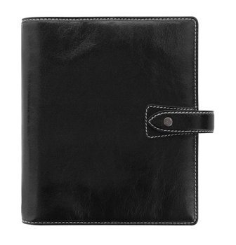 Organizer fILOFAX MALDEN A5, skóra naturalna w kolorze czarnym