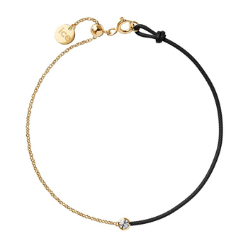 ICE-Jewellery-Diamond bracelet-Half chain-Black