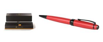 Długopis Cross Bailey czerwony, elementy czarne PVD