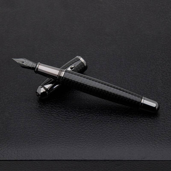 Pióro wieczne Monteverde Super Mega, Carbon Fiber, wykończenia z brązu