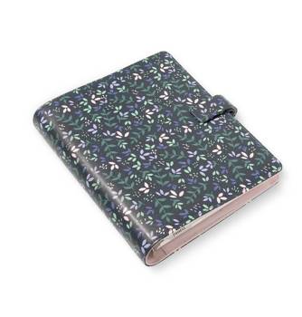 Organizer fILOFAX Garden A5, ciemnoniebieski, motyw Dust