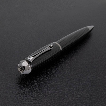 Długopis Monteverde Super Mega, Carbon Fiber, wykończenia z brązu