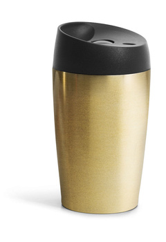 TRAVEL KUBEK Z ZAMKNIĘCIEM, ZŁOTY 240 ML