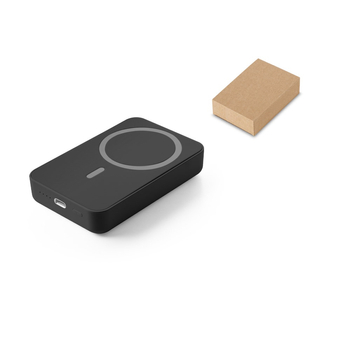 AMPERE 10. Magnetyczny power bank 10 000 mAh z superszybką ładowarką bezprzewodową 15 W wykonany w 100% z rABS