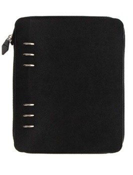 Clipbook fILOFAX CLASSIC ZIP A5 zamknięcie na zamek, notatnik i terminarze bez dat, czarna okładka