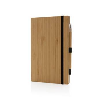 Bambusowy notatnik z ołówkiem Infinity