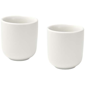 Male filiżanki ceramiczne do espresso o pojemności 90 ml - zestaw 2 sztuk