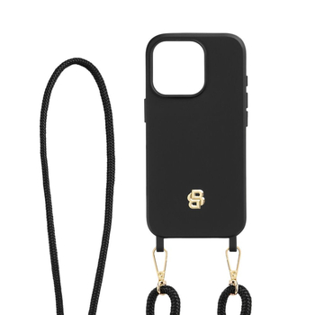 Etui na iPhone 16 Double B Black & Gold 16 Pro